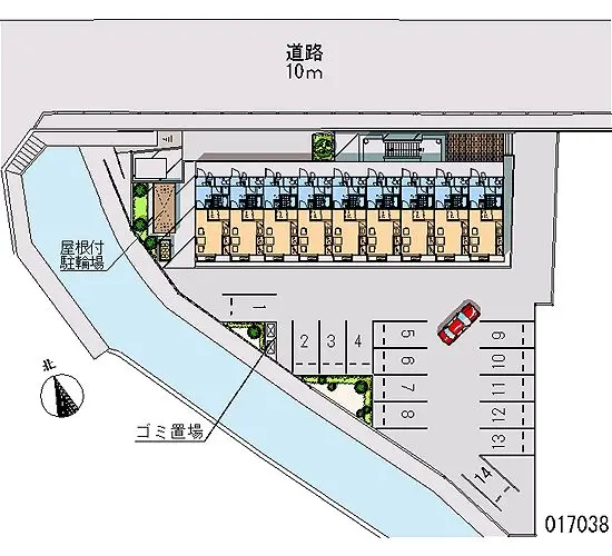 ★手数料０円★富士市宇東川東町　月極駐車場（LP）